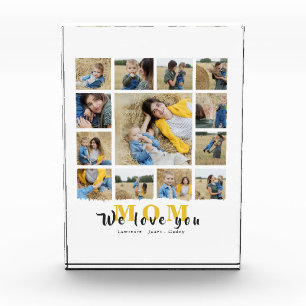 Bloc Photo Moderne Personnalisé Amour You Mom 13 Photo de fam