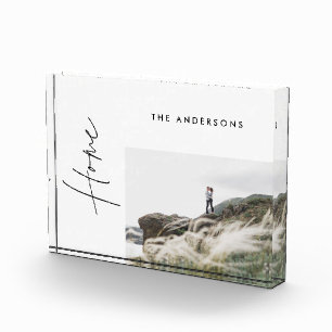 Bloc Photo moderne simple minimum noir maison photo cadeau fa