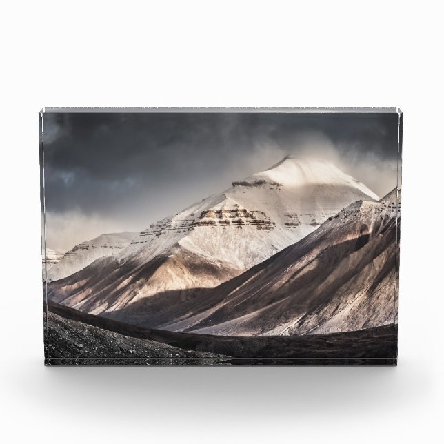 Bloc Photo Montagne de Svalbard (Devant)