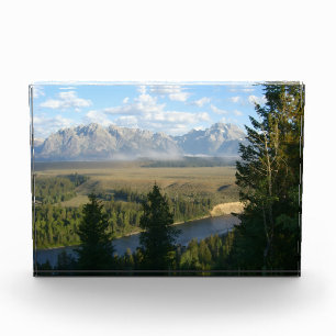 Bloc Photo Montagnes et rivière de Jackson Hole