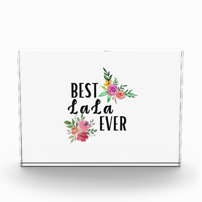 Bloc Photo Mother Best Lala Ever Birthday (Devant)