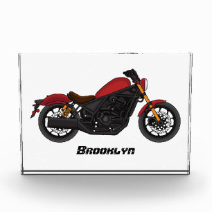 Bloc Photo moto de style croiseur cool