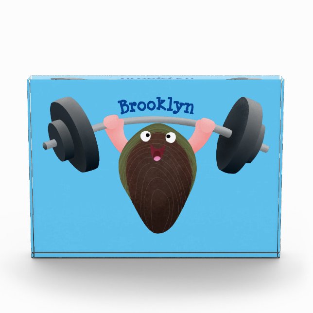 Bloc Photo Moule amusante travaillant sur l'illustration de d (Devant)