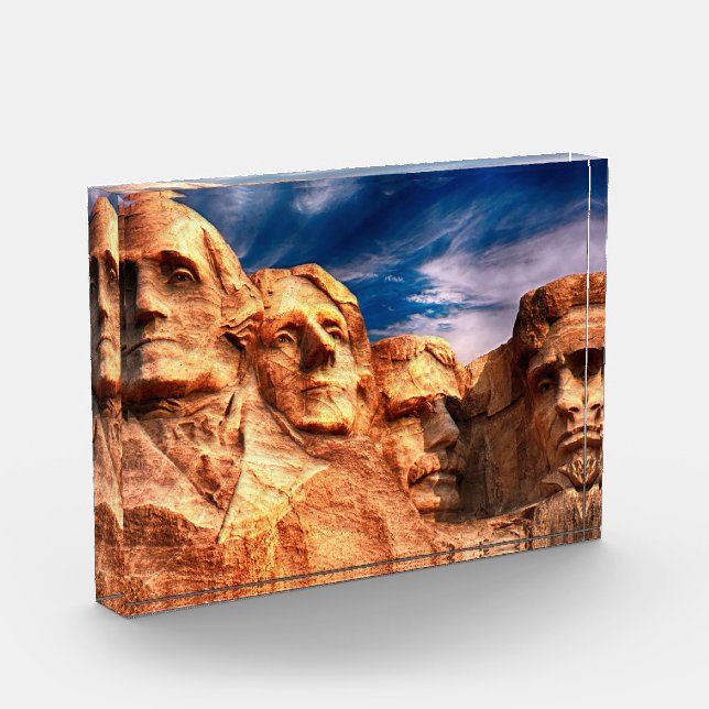 Bloc Photo Mount Rushmore South Dakota (Gauche)
