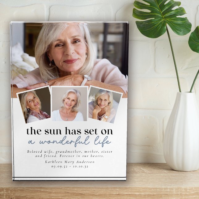 Bloc Photo Multi Photo Collage Sympathy Photo Keepsaké (Créateur téléchargé)