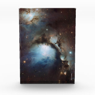 Bloc Photo Nébuleuse Orion Astronomie bleu marron beige ciel