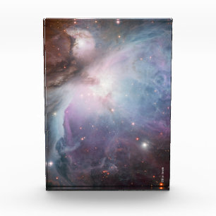 Bloc Photo Nébuleuse Orion Astronomie bleu Violet rose ciel é