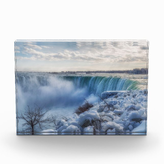 Bloc Photo Niagara Falls Winter Morning Photographie (Devant)