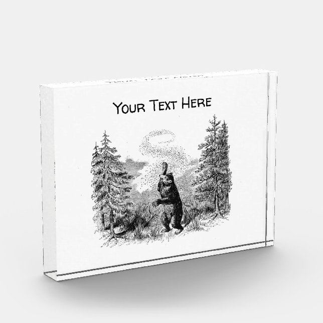 Bloc Photo Nimrod - Ours et abeilles (Gauche)