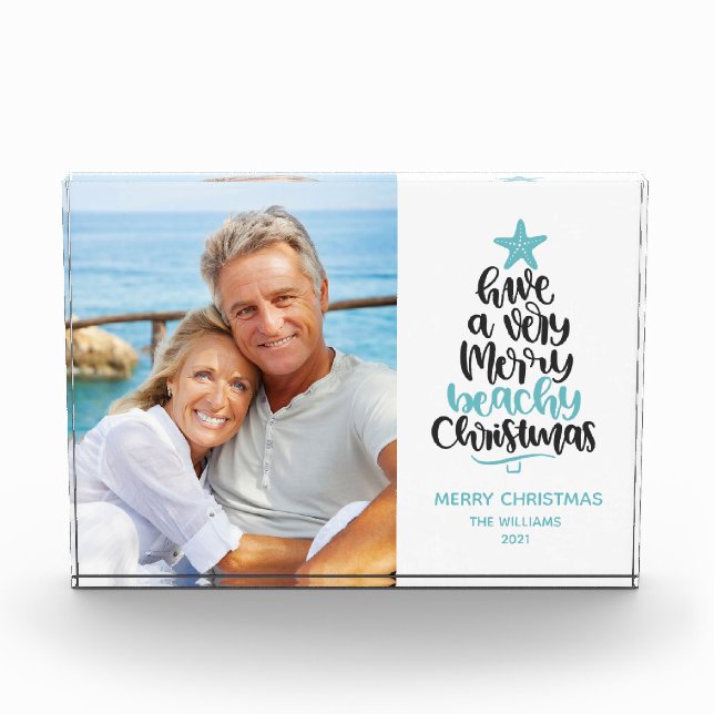 Bloc Photo Noël à la plage (Devant)