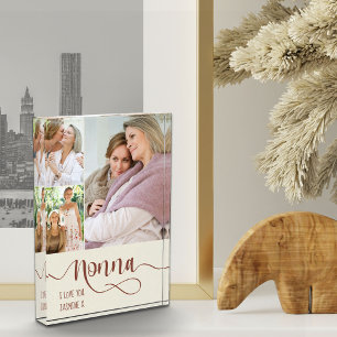 Bloc Photo Nonna Calligraphy I Love You 3 Photo Cream Spice