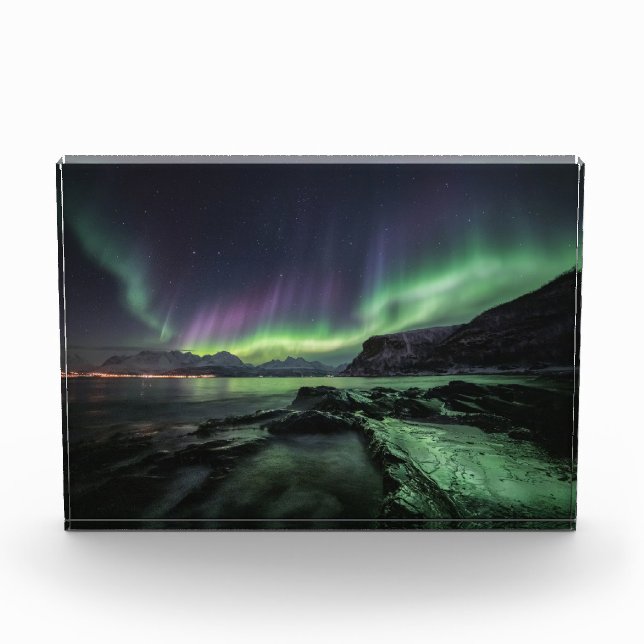 Bloc Photo Northern Lights North Norvège (Devant)