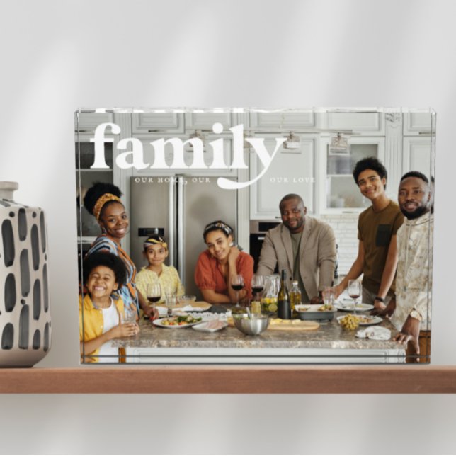 Bloc Photo Notre amour | Photo du nom de famille (Créateur téléchargé)