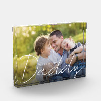Nous vous aimons Papa Moderne Type Photo personnal