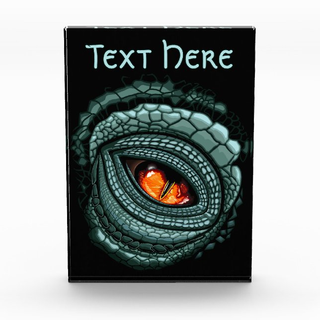 Bloc Photo Œil de prédateur reptile primal (Devant)