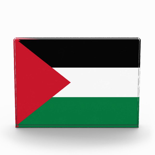 Bloc Photo officiellement le drapeau de l'État de Palestine (Devant)