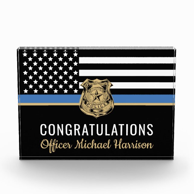 Bloc Photo Officier de l'enseignement supérieur de la police (Devant)