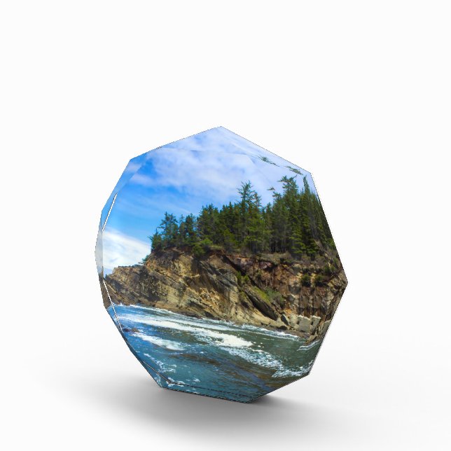 Bloc Photo Oregon Coast Glass Desk Art (Droite)