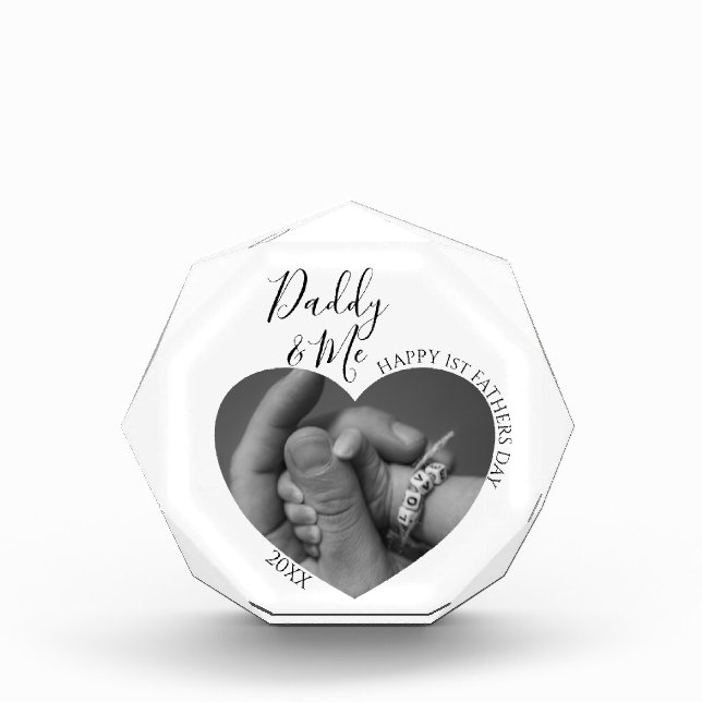 Bloc Photo Papa et moi | Photo du coeur  (Devant)