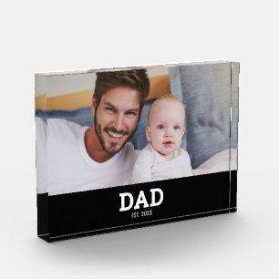 Bloc Photo Papa personnalisé établi moderne