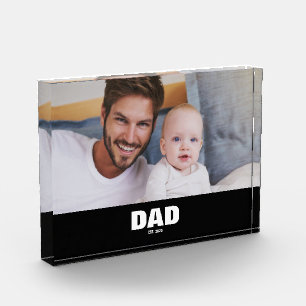 Bloc Photo Papa personnalisé établi moderne