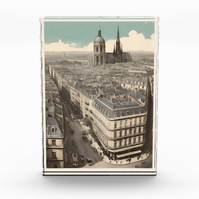 Bloc Photo Paris poster vintage (Devant)