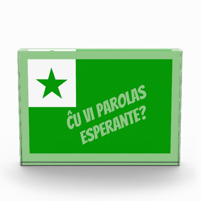 Bloc Photo Parlez-vous espéranto ? (Devant)