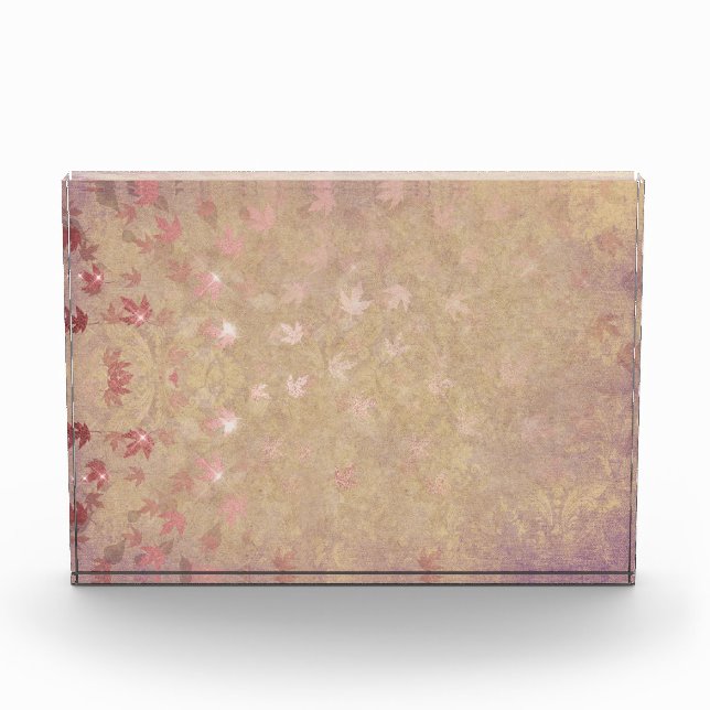 Bloc Photo Pastel Feuilles colorés (Devant)