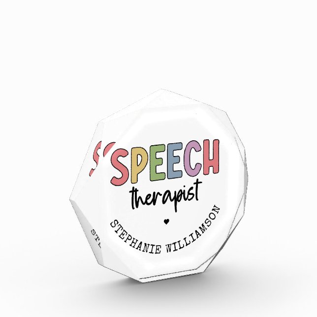 Bloc Photo Pathologiste orthophoniste sur mesure SLP (Gauche)