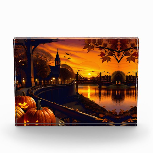 Bloc Photo Paysage d'Halloween deux (Devant)