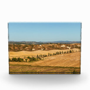 Bloc Photo Paysages typiques pour la province de Sienne en To