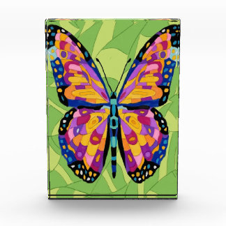 Bloc Photo Peinture de papillon abstrait