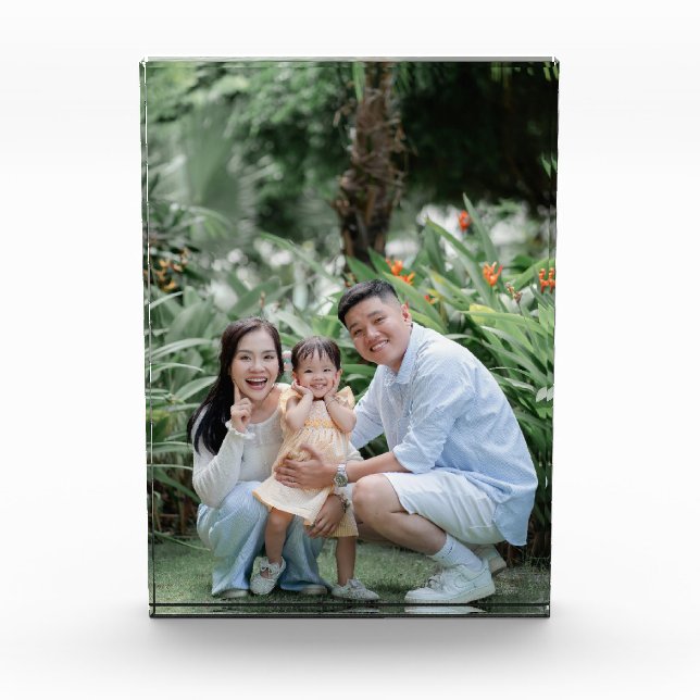 Bloc Photo Personalised Photo Birthday Custom Present Wedding (Devant)