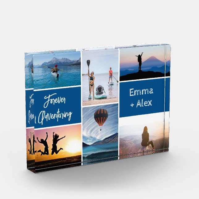 Bloc photo personnalisé 6 - Aventure & Voyage (Gauche)