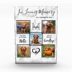 Bloc Photo Personnalisé En Mémoire Amoureuse Pet Collage M