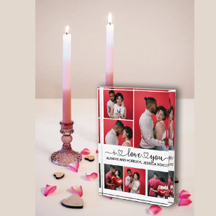 Bloc Photo Personnalisé Joyeux Valentines Jour 6 Photo