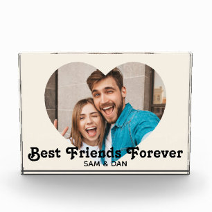 Bloc Photo Personnalisé Modern Best Friends pour toujours