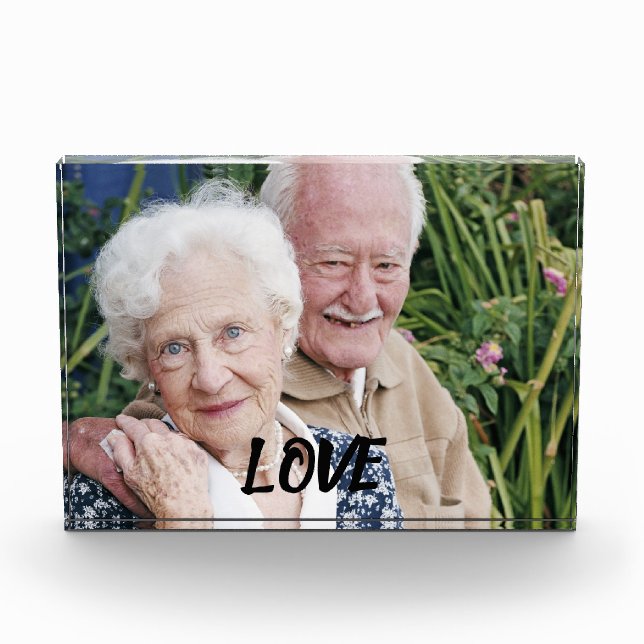 BLOC PHOTO PERSONNALISÉ SCRIPT GRANDS-PARENTS (Devant)