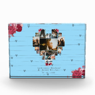Bloc Photo Personnalité moderne 18 coeur Formé Cadeaux photo