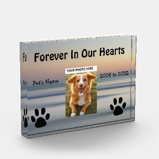 Bloc photo Pet Memorial Keepsaké