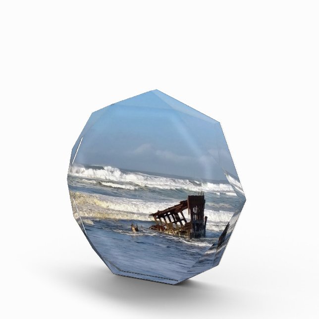 Bloc Photo Peter Iredale Shipwreck, Côte de l'Oregon (Droite)