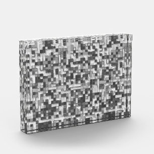 Bloc Photo Petits carrés serrés dans les tons gris pour être