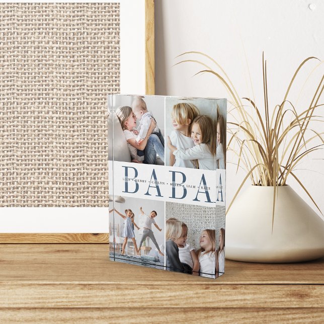 Bloc Photo Petits-enfants Baba personnalisés (Créateur téléchargé)