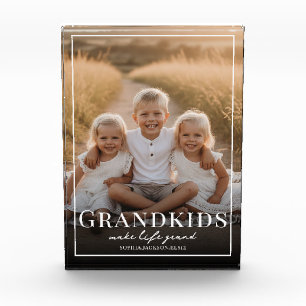 Bloc Photo Petits-enfants rendent la vie grandiose Cadeau de