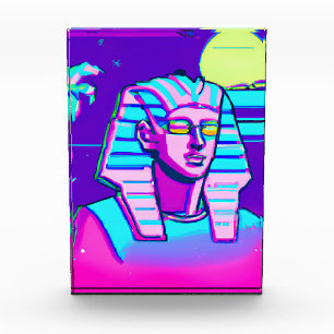 Bloc Photo Pharaon Synthwave