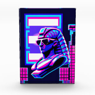Bloc Photo Pharaon Synthwave
