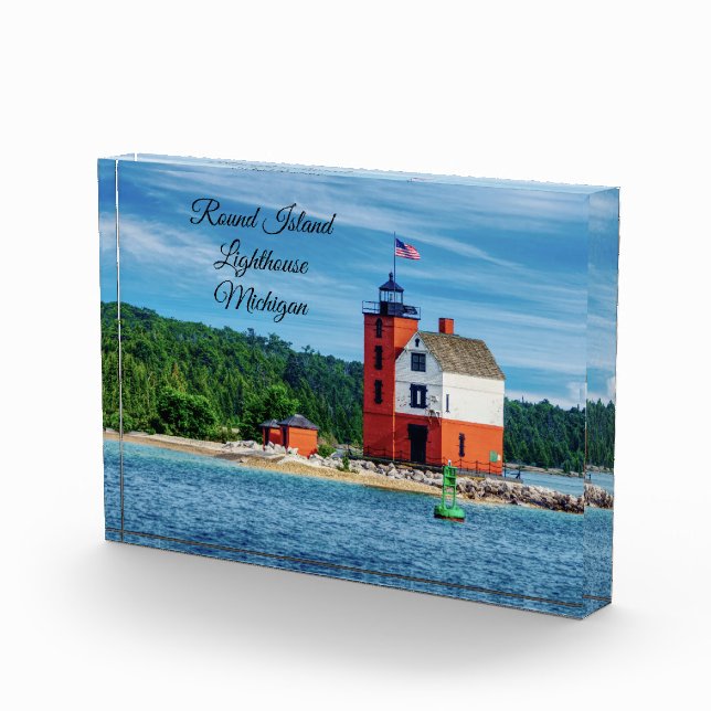 Bloc Photo Phare de Round Island (Droite)