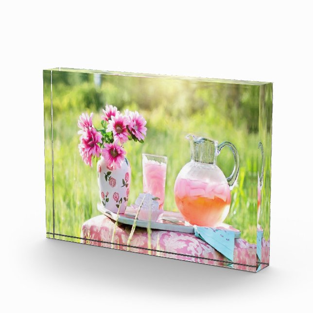 Bloc Photo Photo citronnée rose (Droite)