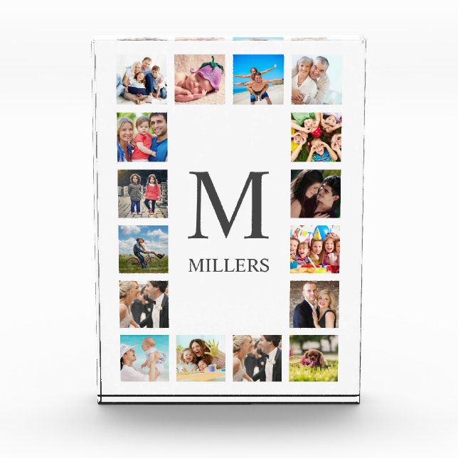 Bloc Photo Photo Custom Family Collage Personnalité de White (Devant)