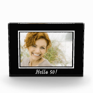 Bloc Photo photo de 50e anniversaire noir blanc